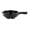 G.E.T - Black Elegance 12 oz Bowl W/ Handle (24 Per Case) - HSB-112-BK