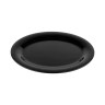 G.E.T - Black Elegance 9.75″ x 7.25″ Oval Platter (24 Per Case) - OP-950-BK