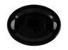 G.E.T - Black Elegance 9.75″ x 7.25″ Oval Platter (24 Per Case) - OP-950-BK