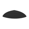 G.E.T - Black Elegance 12″ Triangle Plate (12 Per Case) - TP-12-BK
