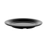G.E.T - Black Elegance 6.5″ Wide Rim Plate (48 Per Case) - WP-6-BK