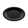 G.E.T - Black Elegance 9″ Wide Rim Plate (24 Per Case) - WP-9-BK
