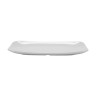 G.E.T - Siciliano 11.25" x 7" White Rectangular Platter (12 Per Case) - CS-6103-W