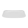 G.E.T - Siciliano 12.75″ x 7.75″ White Rectangular Platter (12 Per Case) - CS-6105-W