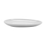 G.E.T - Siciliano 11″ x 9.25″ White Egg Shape Plate (12 Per Case) - CS-6111-W