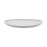 G.E.T - Siciliano 13.25″ x 9.5″ White Oval Coupe Plate (12 Per Case) - CS-6112-W