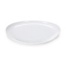 G.E.T - Siciliano 13.25″ x 9.5″ White Oval Coupe Plate (12 Per Case) - CS-6112-W