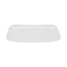 G.E.T - Siciliano 18″ x 9.75″ White Rectangular Plate (6 Per Case) - CS-6113-W