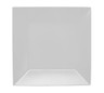 G.E.T - Siciliano 8″ White Square Plate (12 Per Case) - ML-103-W