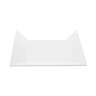 G.E.T - Siciliano 8″ White Square Plate (12 Per Case) - ML-103-W