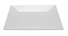 G.E.T - Siciliano 10″ White Square Plate (12 Per Case) - ML-104-W