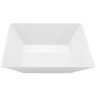 G.E.T - Siciliano 80 oz White Square Bowl (6 Per Case) - ML-247-W
