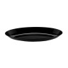 G.E.T - Siciliano 27" x 10" Black Oval Platter (3 Per Case) - ML-255-BK