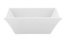 G.E.T - Siciliano 23 oz White Square Bowl (12 Per Case) - ML-279-W