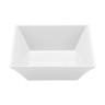 G.E.T - Siciliano 23 oz White Square Bowl (12 Per Case) - ML-279-W