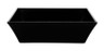G.E.T - Siciliano 73 oz Black Square Bowl (12 Per Case) - ML-281-BK