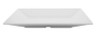 G.E.T - Siciliano 12" White Square Plate (6 Per Case) - MML-90-W