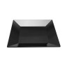 G.E.T - Siciliano 14" Black Square Plate (6 Per Case) - ML-91-BK