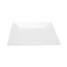 G.E.T - Siciliano 16" White Square Plate (6 Per Case) - ML-92-W
