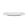 G.E.T - Siciliano 12.5″ x 8.25″ White Oval Platter W/ Round Corners (12 Per Case) - OP-116-W