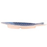 G.E.T - Creative Table 12″ x 8.25″ Fish Platter (12 Per Case) - 370-12-BL