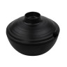 G.E.T - Nara 20 oz Black Round Bowl W/ Lid (12 Per Case) - B-200-BK