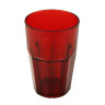 G.E.T - Bahama Tumblers 10 oz Red Double Rocks Tumbler (72 Per Case) - 9910-1-R