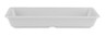 G.E.T - Milano 9.1" x 4.5" White Rectangular Entree Dish (12 Per Case) - ML-121-W
