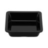 G.E.T - Milano 4.5" Black Square Side Dish (12 Per Case) - ML-122-BK