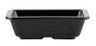 G.E.T - Milano 3" x 4.75" Black Side Dish (12 Per Case) - ML-123-BK