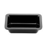 G.E.T - Milano 3" x 4.75" Black Side Dish (12 Per Case) - ML-123-BK