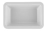 G.E.T - Milano 3" x 4.75" White Side Dish (12 Per Case) - ML-123-W