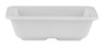 G.E.T - Milano 3" x 4.75" White Side Dish (12 Per Case) - ML-123-W