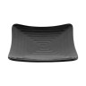 G.E.T - Milano 6" Black Square Plate (12 Per Case) - ML-60-BK