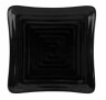 G.E.T - Milano 6" Black Square Plate (12 Per Case) - ML-60-BK
