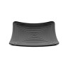 G.E.T - Milano 7.25" Black Square Plate (12 Per Case) - ML-61-BK