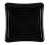 G.E.T - Milano 7.25" Black Square Plate (12 Per Case) - ML-61-BK