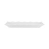 G.E.T - Milano 57.6 oz White Rectangular Scalloped Tray (6 Per Case) - ML-87-W