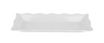 G.E.T - Milano 57.6 oz White Rectangular Scalloped Tray (6 Per Case) - ML-87-W