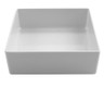G.E.T - Milano 7.5" x 7.5" White Bento Box Insert (12 Per Case) - BN-F-W