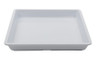 G.E.T - Milano 9.25" x 9" White Wide Entree Tray (12 Per Case) - ML-120-W