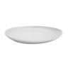 G.E.T - Riverstone 7" White Small Round Coupe Bread Plate (12 Per Case) - CS-710-W