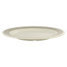 G.E.T - Diamond Cambridge 10.5" Ivory Wide Rim Plate (12 Per Case) - WP-10-CA
