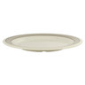G.E.T - Diamond Cambridge 12" Ivory Wide Rim Plate (12 Per Case) - WP-12-CA