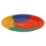 G.E.T - Diamond Celebration 12" x 9" Multi-Colored Platter (12 Per Case) - OP-120-CE