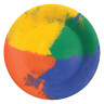 G.E.T - Diamond Celebration 10.5" Multi-Colored Wide Rim Plate (12 Per Case) - WP-10-CE