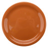 G.E.T - Diamond Harvest 9" Pumpkin Narrow Rim Plate (24 Per Case) - NP-9-PK