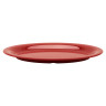 G.E.T - Diamond Harvest 12" x 9" Cranberry Oval Platter (12 Per Case) - OP-120-CR