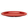G.E.T - Diamond Harvest 9.75" x 7.25" Cranberry Oval Platter (24 Per Case) - OP-950-CR