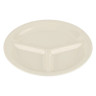 G.E.T - Diamond Ivory 10.25" 3-Compartment Plate (12 Per Case) - CP-10-DI